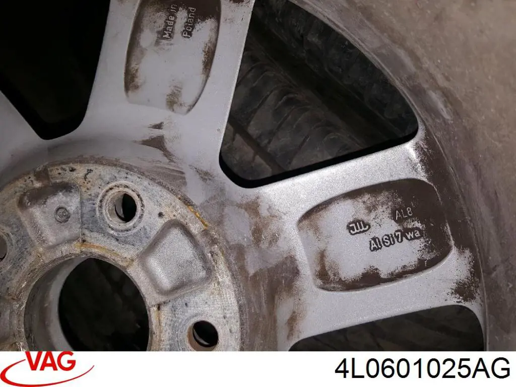 Диски колісні литі (легкосплавні, титанові) VAG 4L0601025BJ ціна, від 233.37 USD