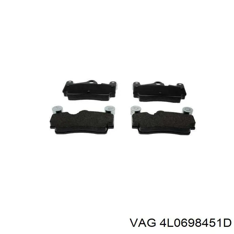 Задні гальмівні колодки VAG 4L0698451D ціна, від 49.32 USD