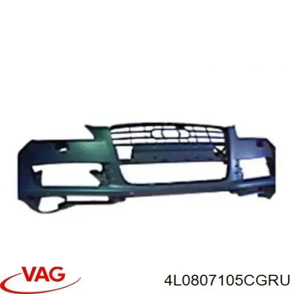 4L0807105CGRU VAG Бампер передній в зборі