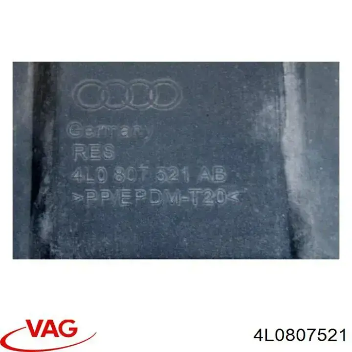 Купити 4L0807521 VAG Задній бампер