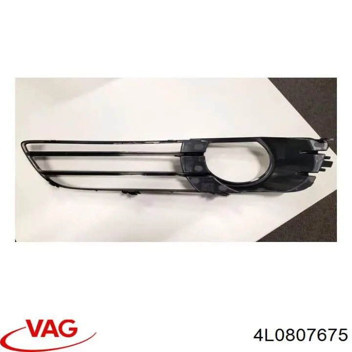 Купити 4L0807675 VAG Заглушка, решітка протитуманних фар бампера переднього, ліва