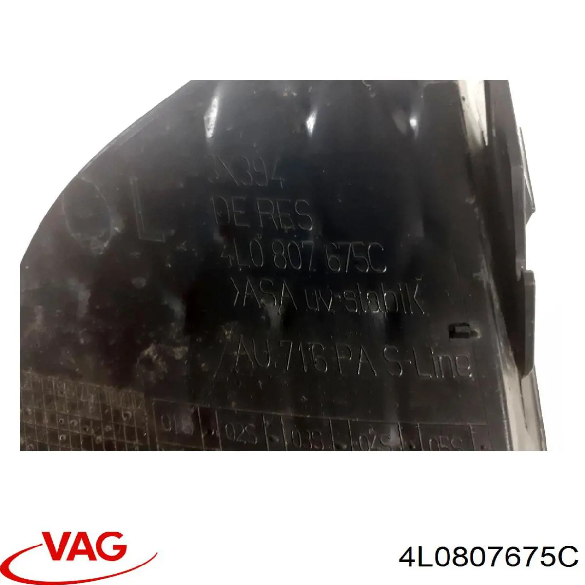 4L0807675C01C VAG решітка переднього бампера, ліва нижня