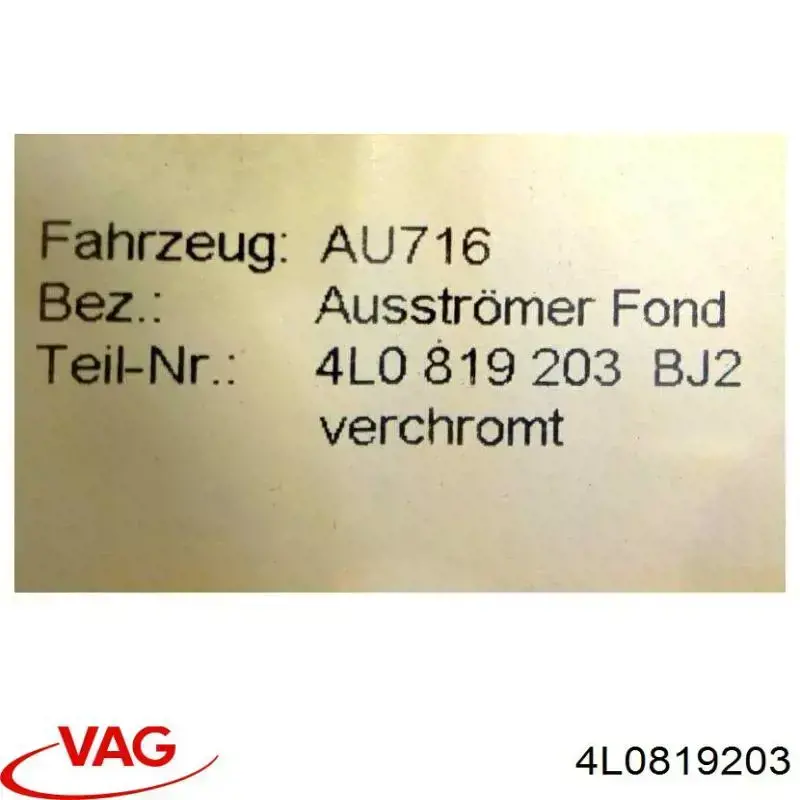 4L0819203 VAG 