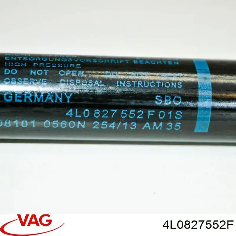 4L0827552F VAG Амортизатор кришки багажника / двері 3/5-ї задньої