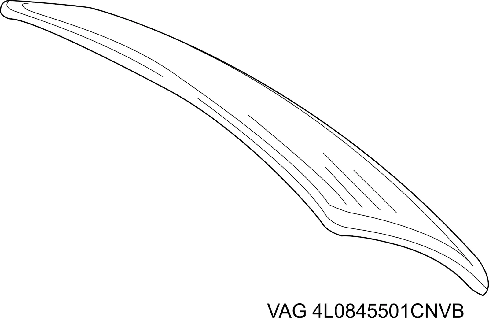 Скло ляди VAG 4L0845501C ціна, від 126.55 USD