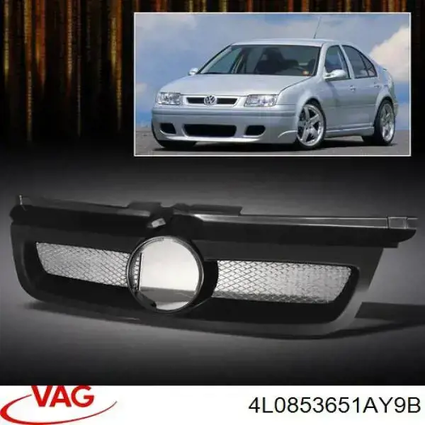 Решітка радіатора 4L0853651AY9B VAG
