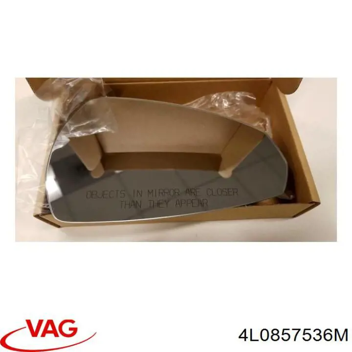 Дзеркальний елемент правого дзеркала заднього виду VAG 4L0857536M ціна, від 83.80 USD