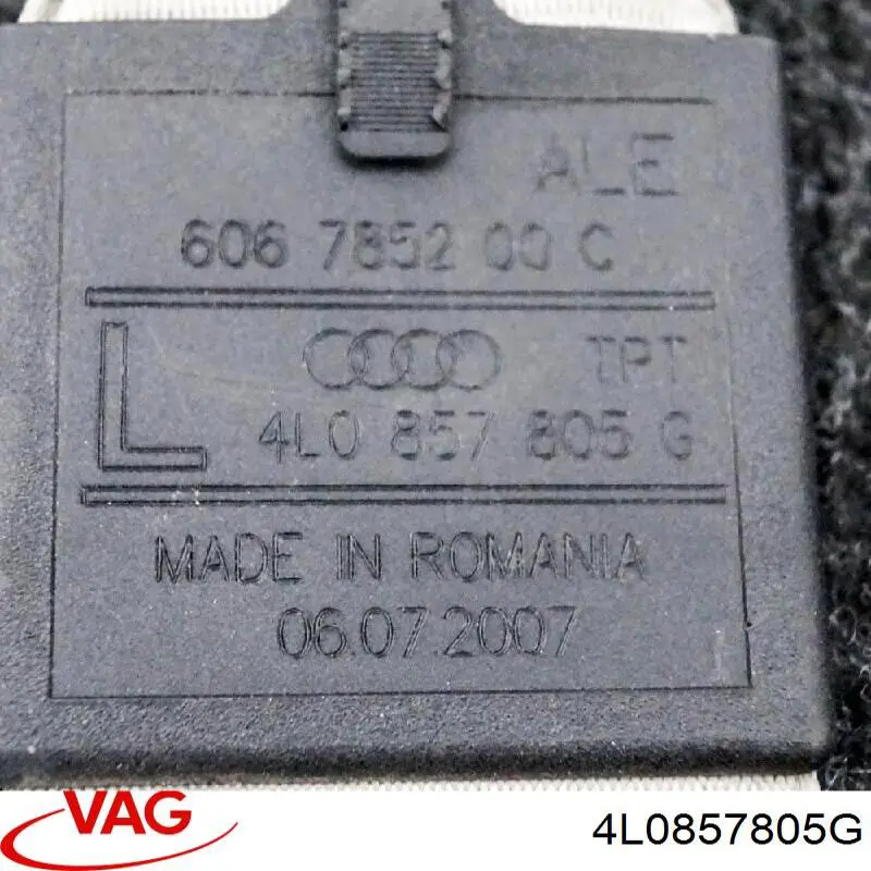 4L0857805G VAG Пасок безпеки задній правий