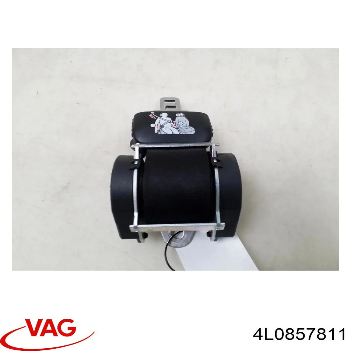 Пасок безпеки задній VAG 4L0857811 ціна, від 18.96 USD