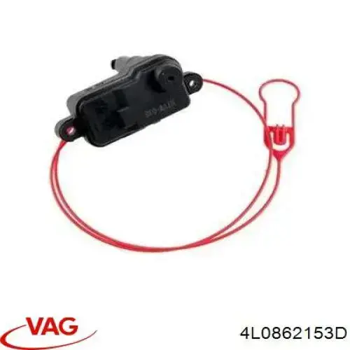 Купити 4L0862153D VAG Замок відкривання лючка бензобаку