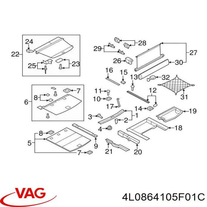Купити 4L0864105F01C VAG 