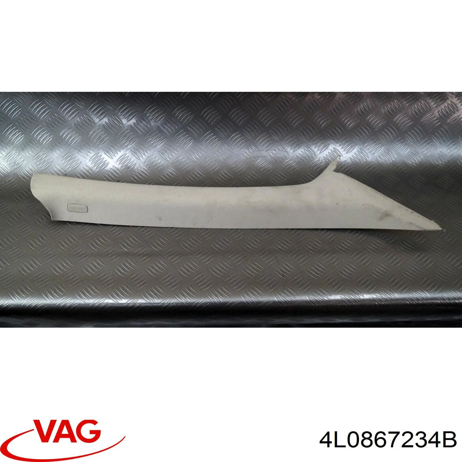 Обшивка стійки кузова внутрішня, передня права VAG 4L0867234B ціна, від 12.67 USD