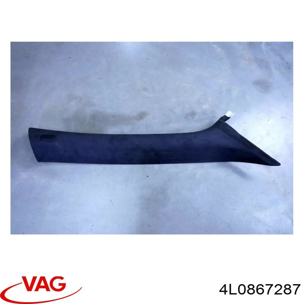 Обшивка стійки кузова внутрішня, задня ліва VAG 4L0867287 ціна, від 12.04 USD