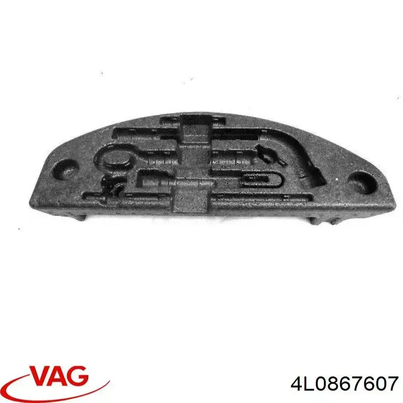 Оббивка багажника VAG 4L0867607