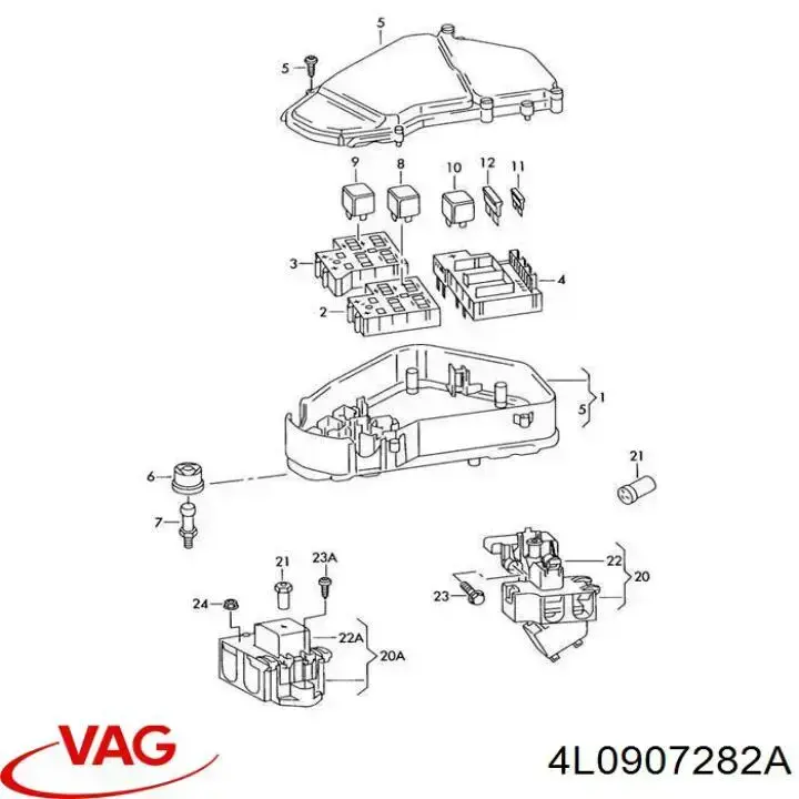  VAG 4L0907282B ціна, від 29.53 USD