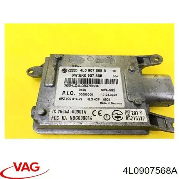 Радар зміни смуги руху VAG 4L0907568A ціна, від 83.03 USD
