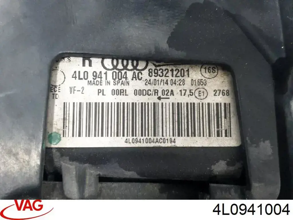 Основна фара - вставка VAG 4L0941004 ціна, від 218.66 USD