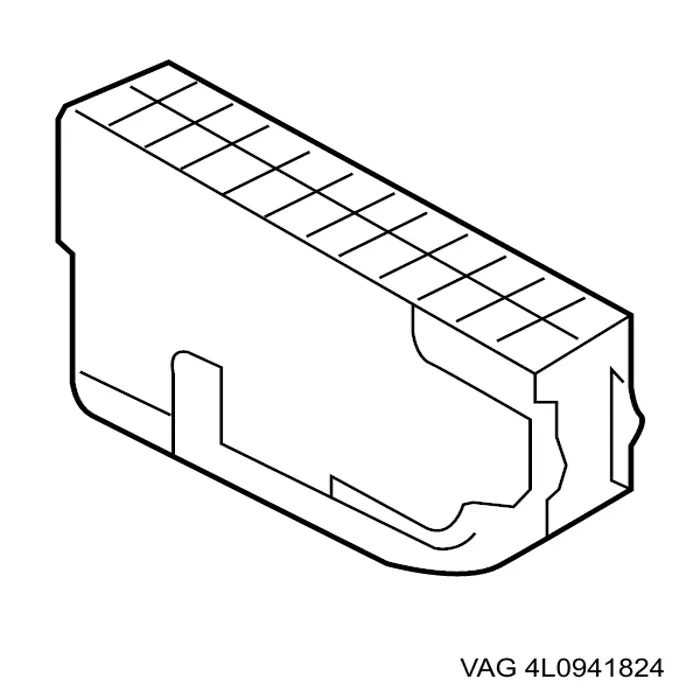 Блок запобіжників задній, салонний 4L0941824 VAG