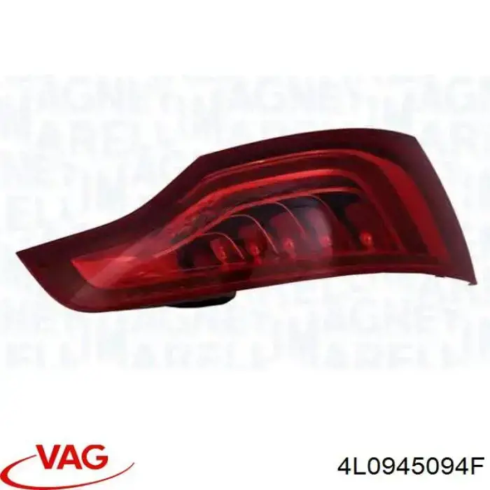 Задні ліхтарі VAG 4L0945094F ціна, від 238.69 USD