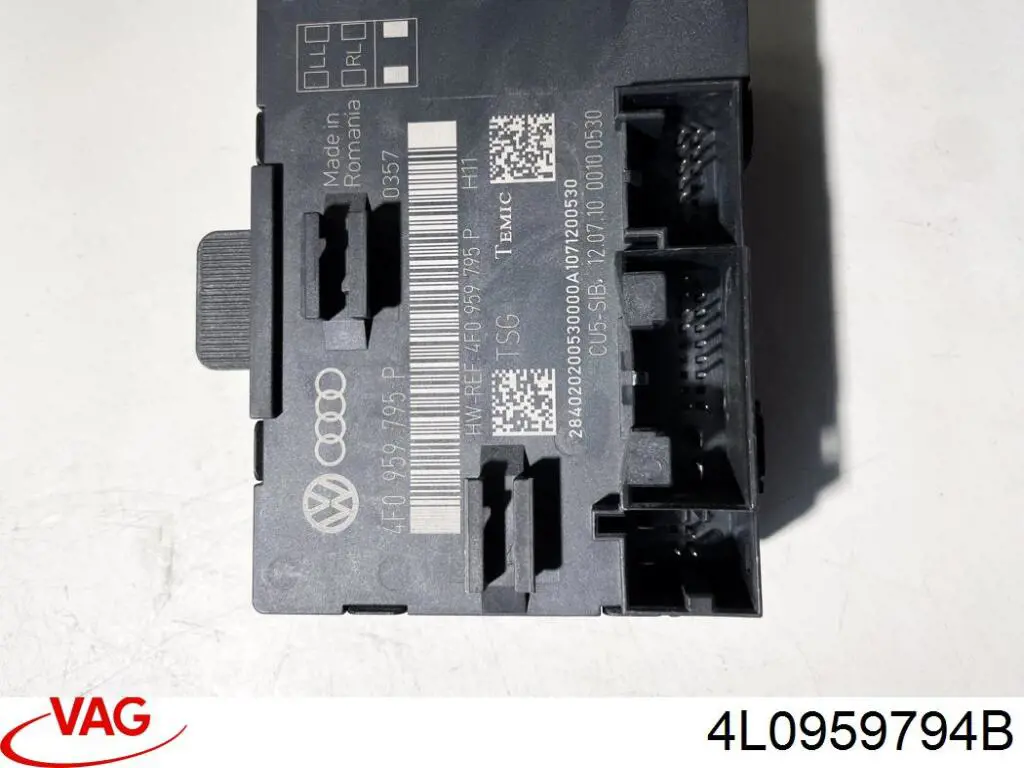 4L0959794B VAG Блок комфорту задніх дверей