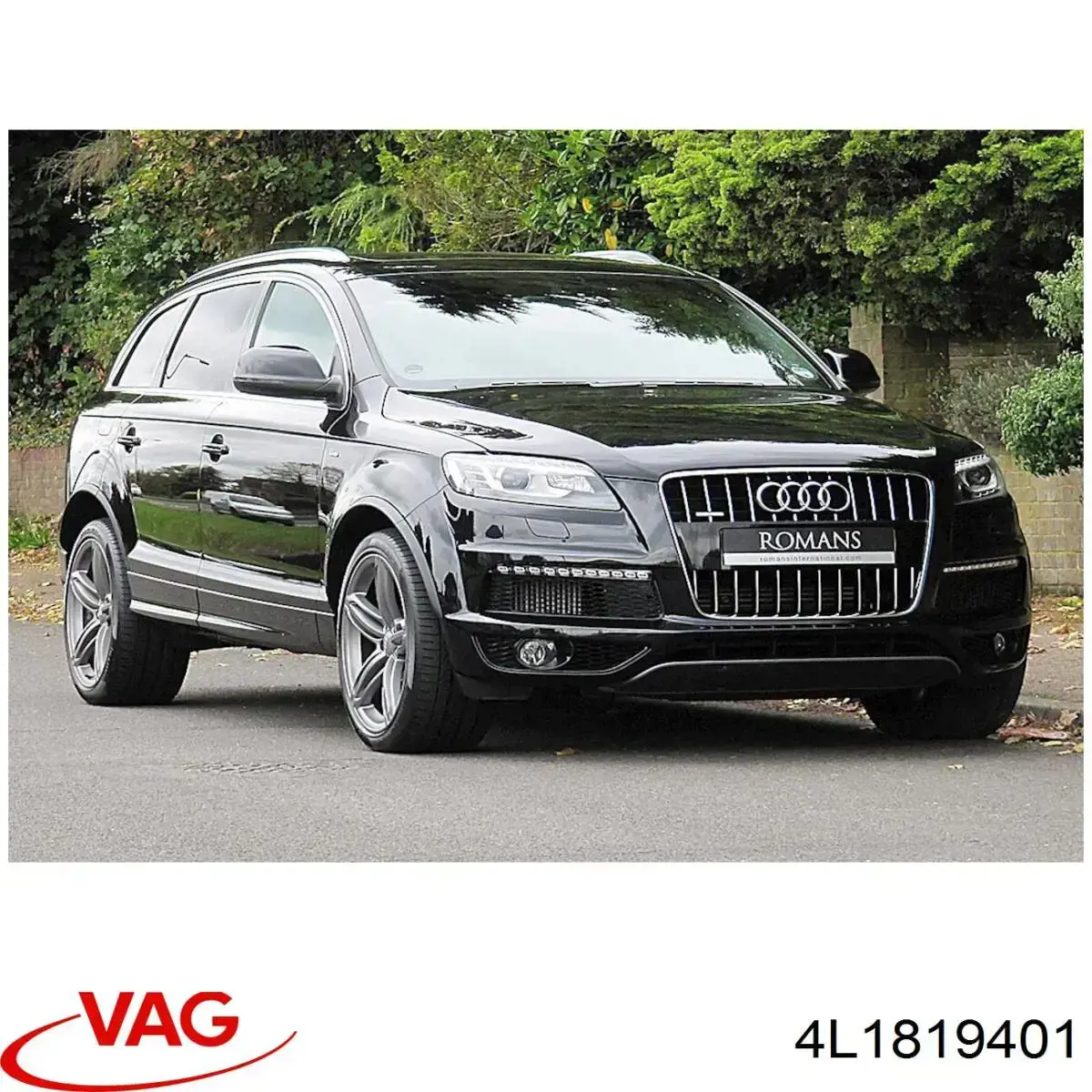 Водостік лобового скла, жабо 4L1819401 VAG