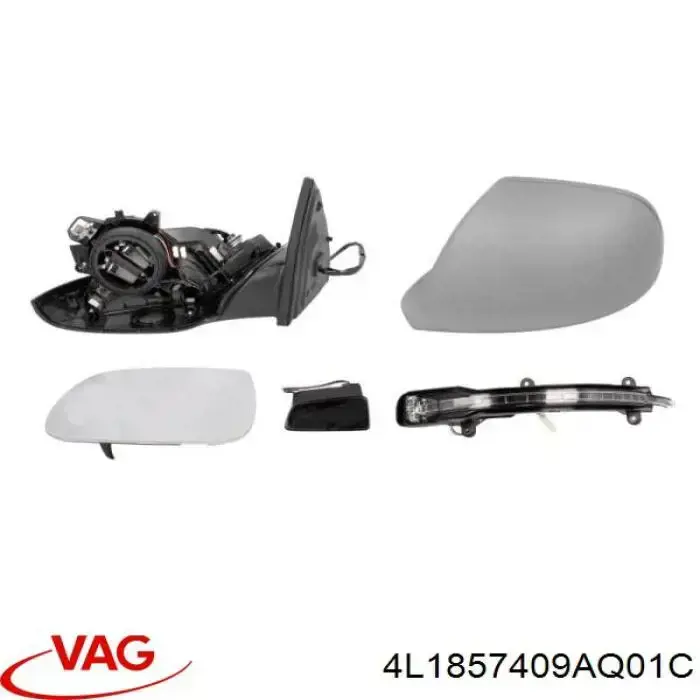 Ліве бічне дзеркало VAG 4L1857409AQ01C ціна, від 239.25 USD