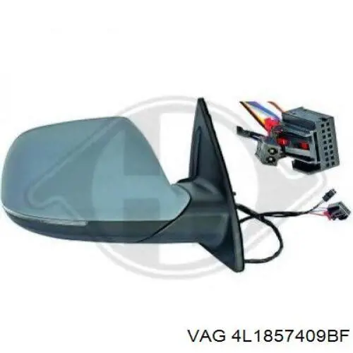 Ліве бічне дзеркало VAG 4L1857409BF ціна, від 225.18 USD