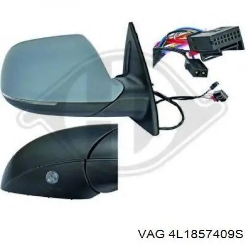 Корпус дзеркала заднього виду, лівого VAG 4L1857409S01C ціна, від 70.54 USD