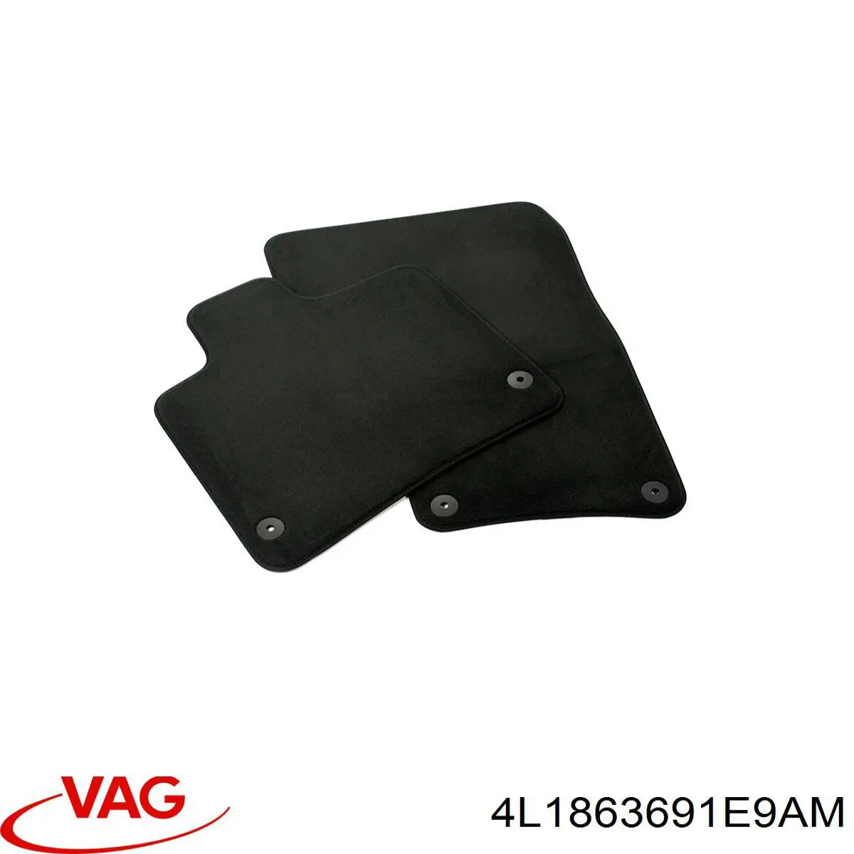 Комплект килимків VAG 4L1863691E9AM ціна, від 184.91 USD