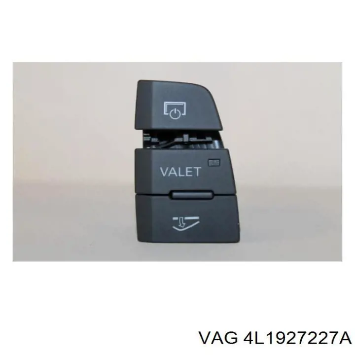 Кнопка салону приводу замка 3/5 двері (ляди)/кришки багажнику VAG 4L1927227A5PR ціна, від 6.33 USD