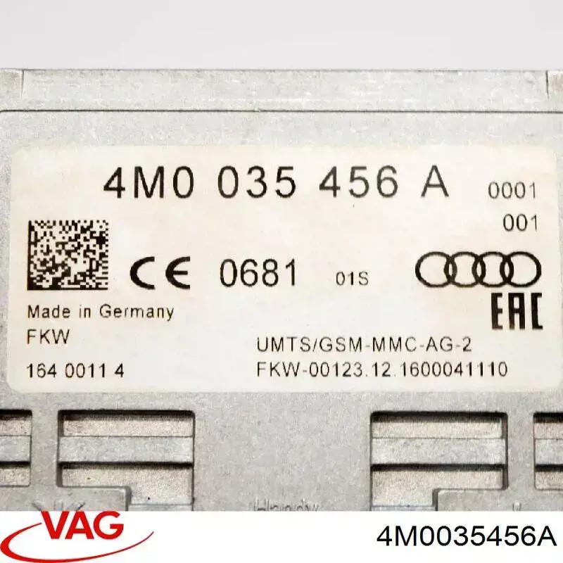  VAG 4M0035456A ціна, від 35.47 USD