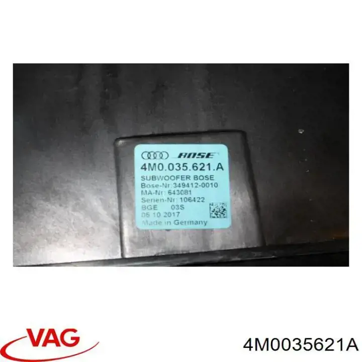  VAG 4M0035621J ціна, від 115.00 USD