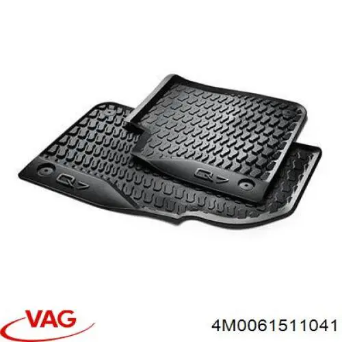 Килимок задній, комплект 2 шт. VAG 4M0061511041 ціна, від 50.68 USD