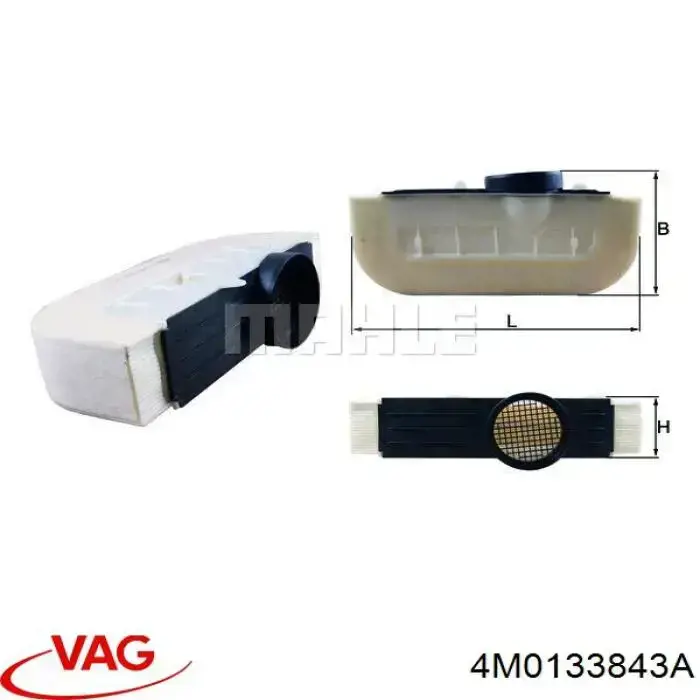 4M0133843A Bentley Повітряний фільтр двигуна