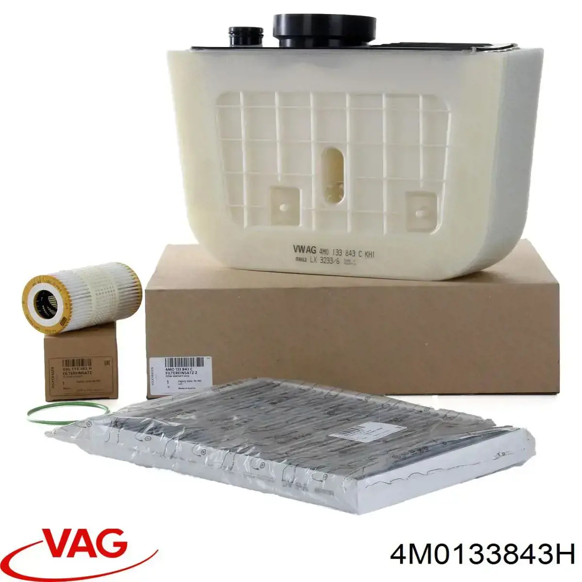 VAG 4M0133843H фільтр повітряний