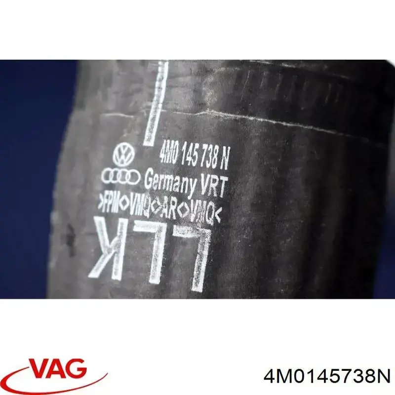 Шланг/патрубок интеркуллера 4M0145738N VAG