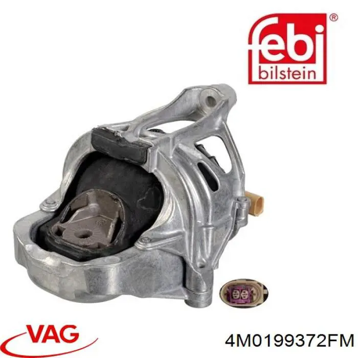 Права подушка двигуна VAG 4M0199372FM ціна, від 101.35 USD