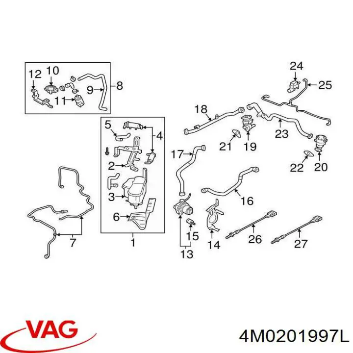  VAG 4M0201997R ціна, від 20.53 USD
