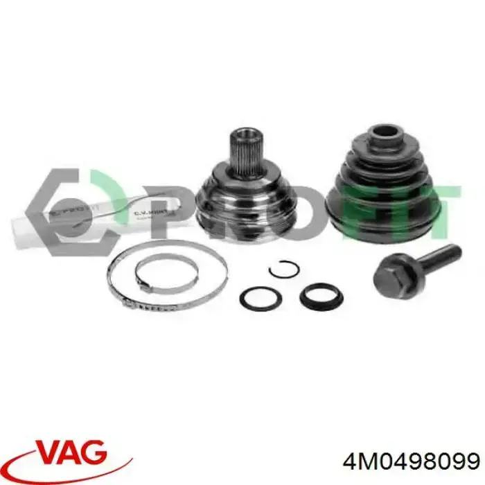 ШРУС зовнішній VAG 4M0498099