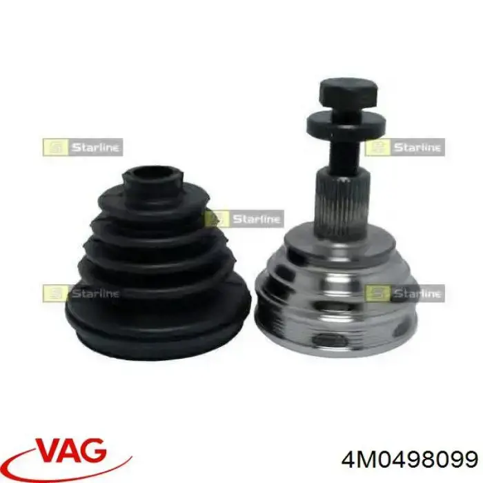 Граната колісна VAG 4M0498099 ціна, від 42.33 USD