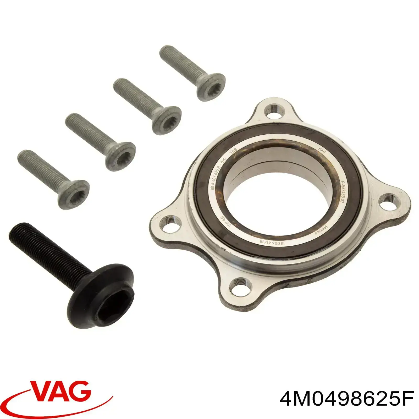 Купити 4M0498625F VAG Підшипник ступиці передньої