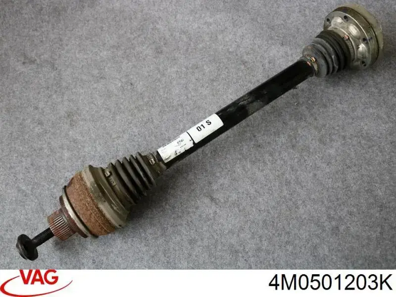 4M0501201F VAG Піввісь задня, ліва