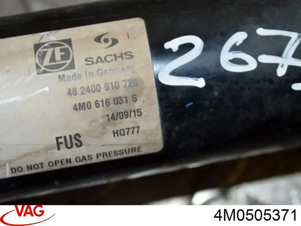 Верхній важіль задньої підвіски лівий VAG 4M0505371 ціна, від 24.07 USD