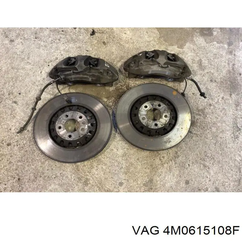 Супорт гальмівний передній правий VAG 4KE615108 ціна, від 190.04 USD