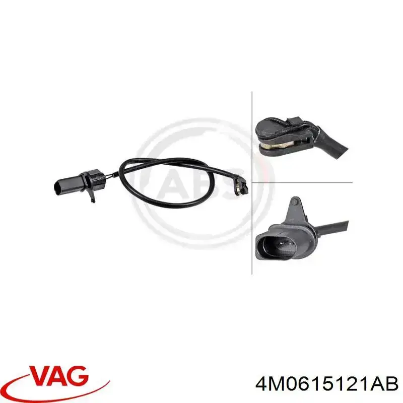 4M0615121AB VAG Сенсор зносу