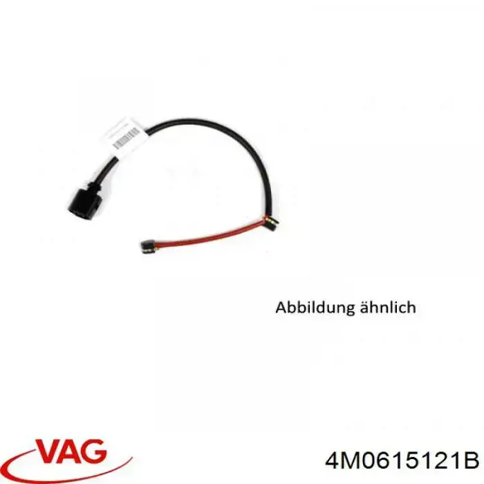 Сигналізатор знос гальмівних колодок VAG 4M0615121B ціна, від 21.08 USD