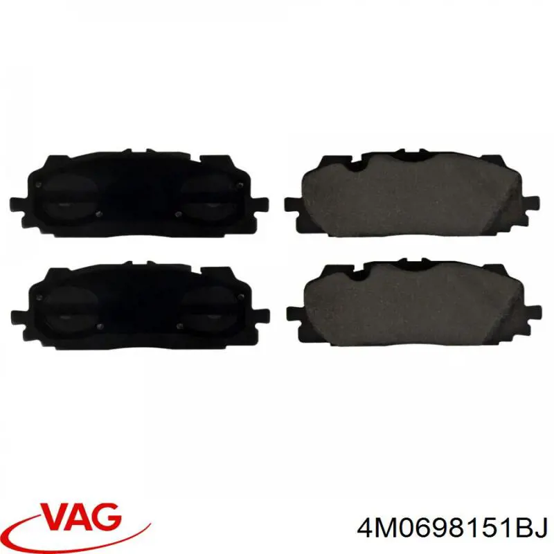 Гальмівні колодки VAG 4M0698151BJ ціна, від 248.27 USD