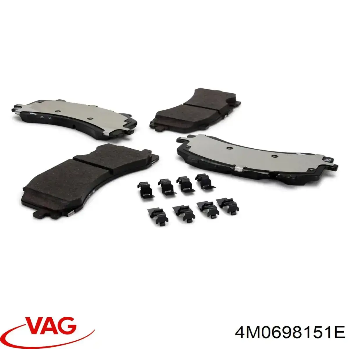 Купити 4M0698151E VAG Колодки гальмівні передні, дискові