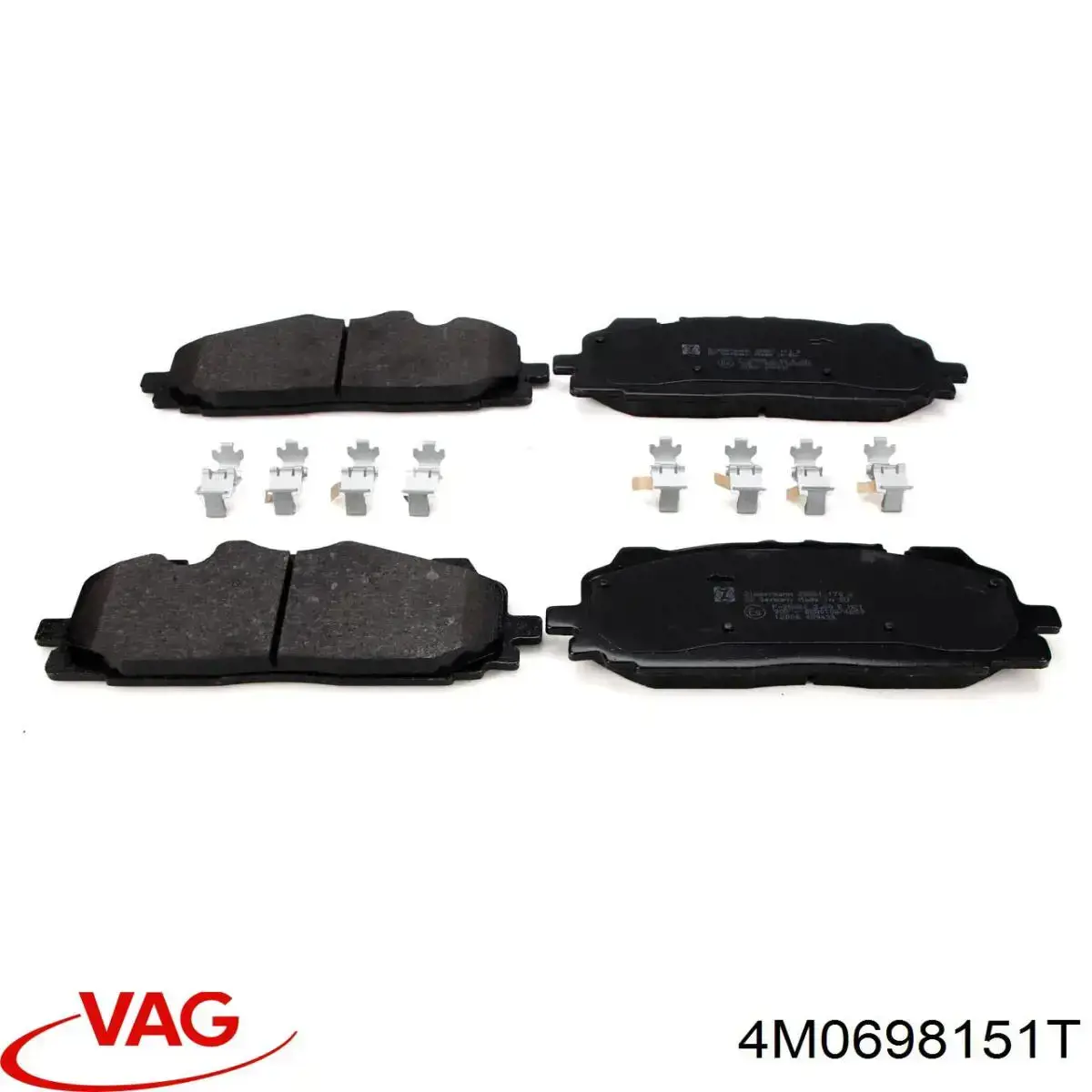 Купити 4M0698151T VAG Колодки гальмівні передні, дискові