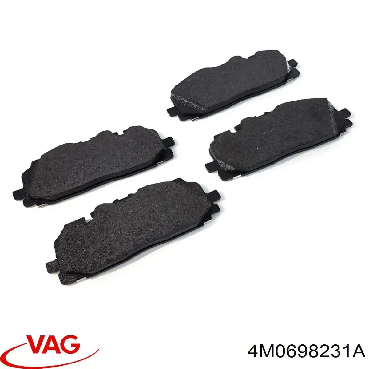 Купити 4M0698231A VAG Комплект пружинок кріплення дискових колодок, передніх